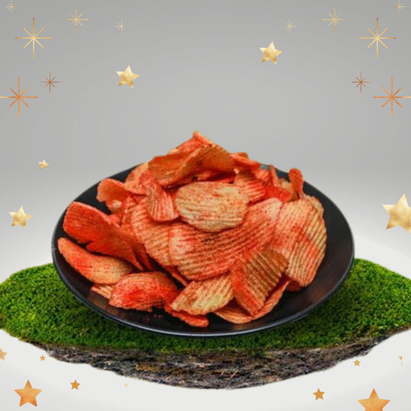 Ketchup Crinkle Chips (150 Grams)