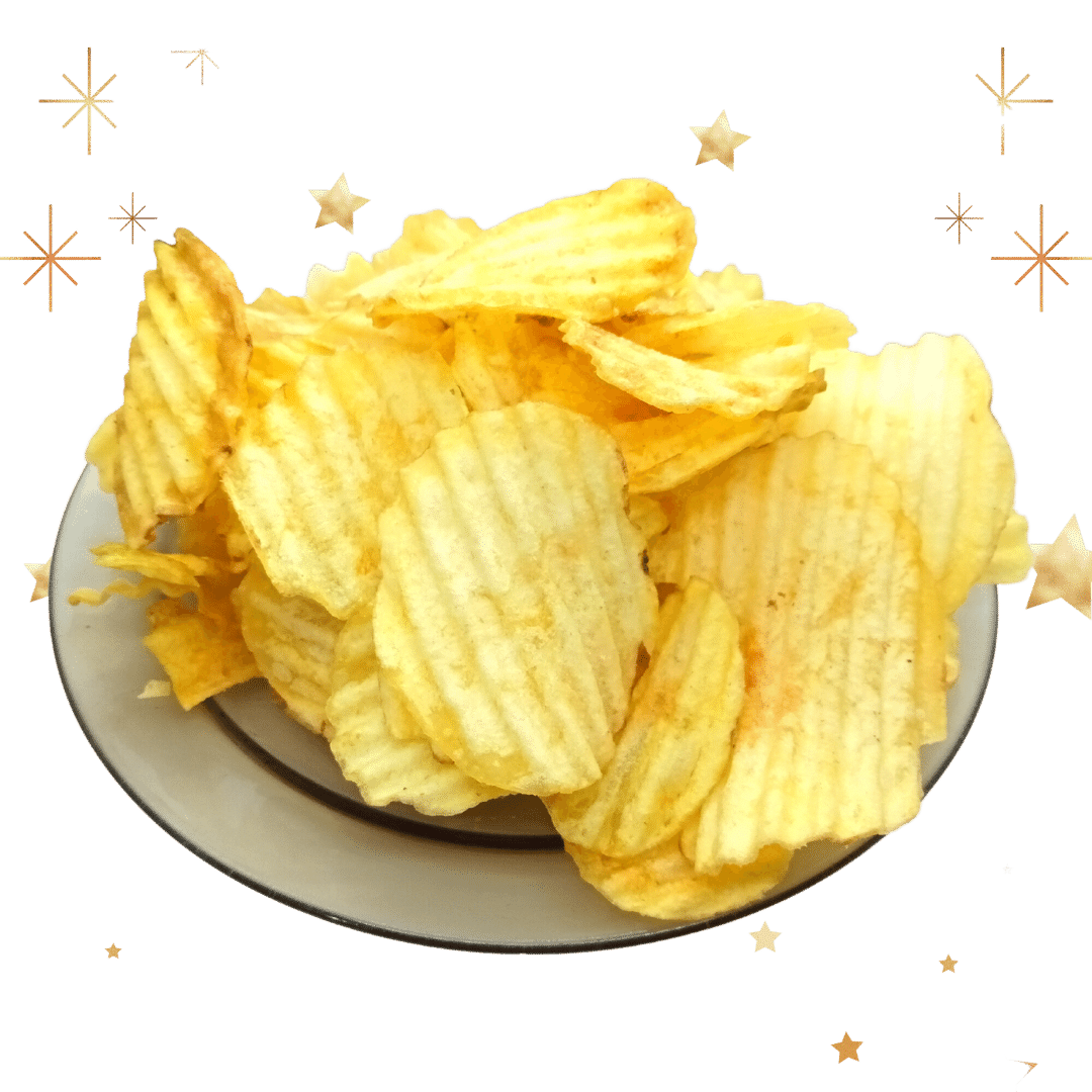 crinkle chips salted 150 grams