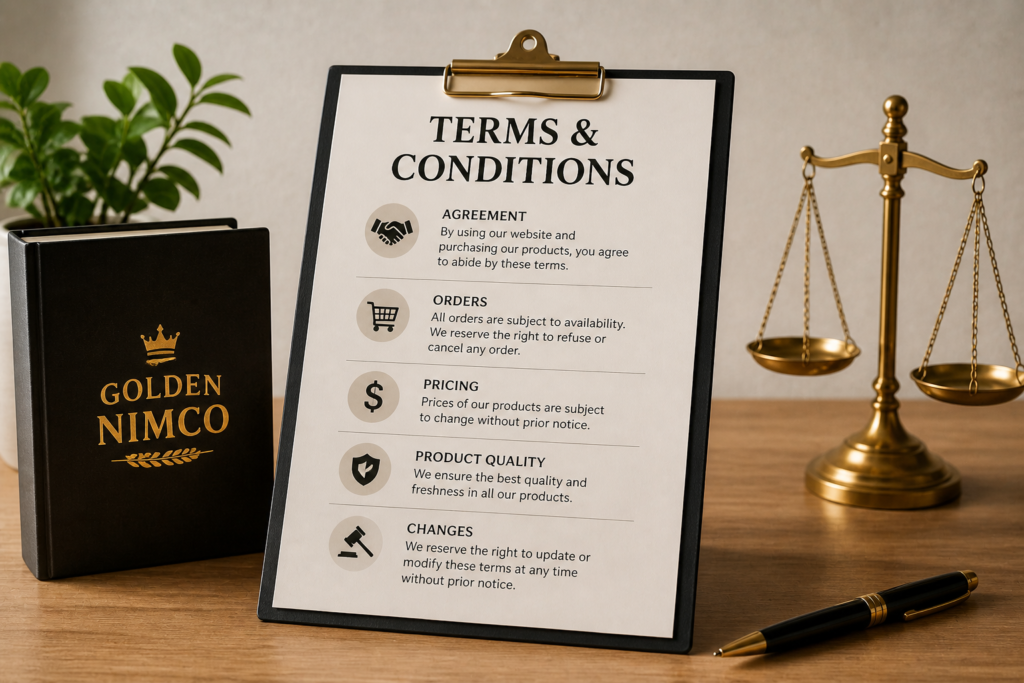 terms and conditions golden nimco